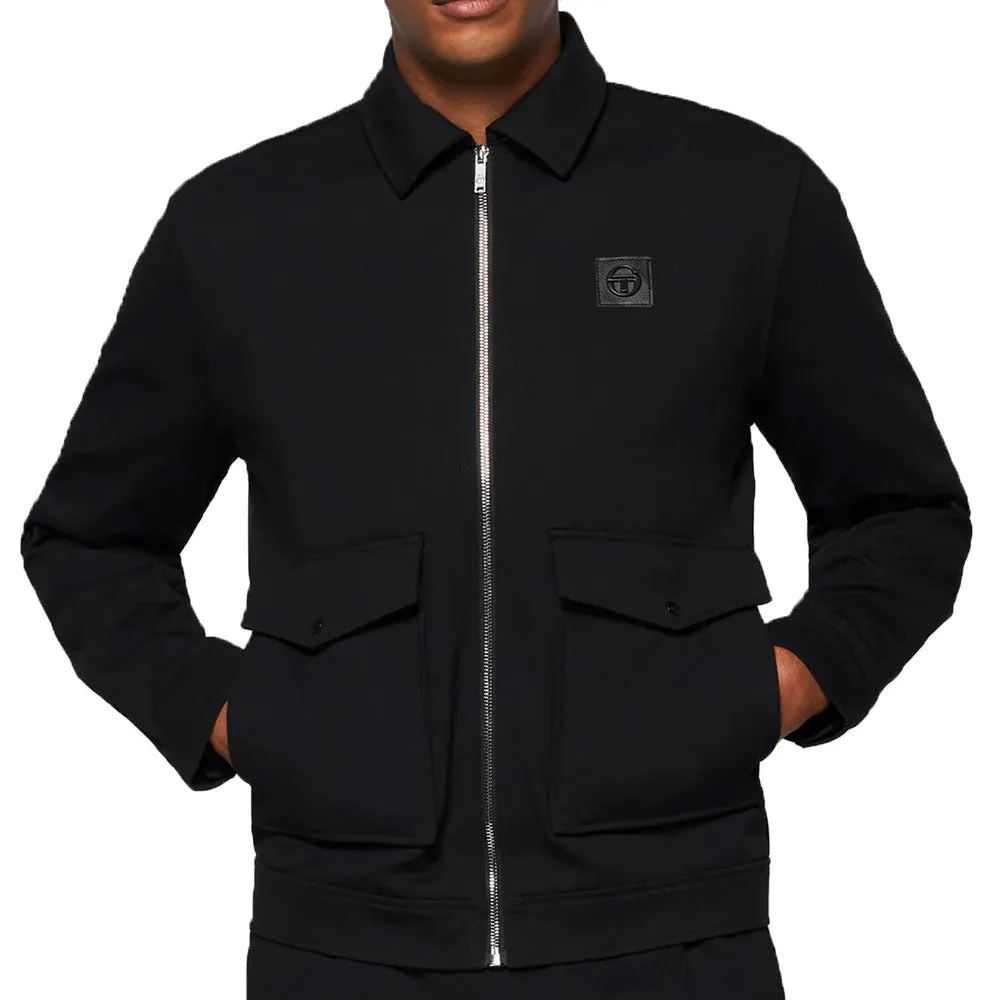 Sergio Tacchini Tommaso Collared Jacket  - Black