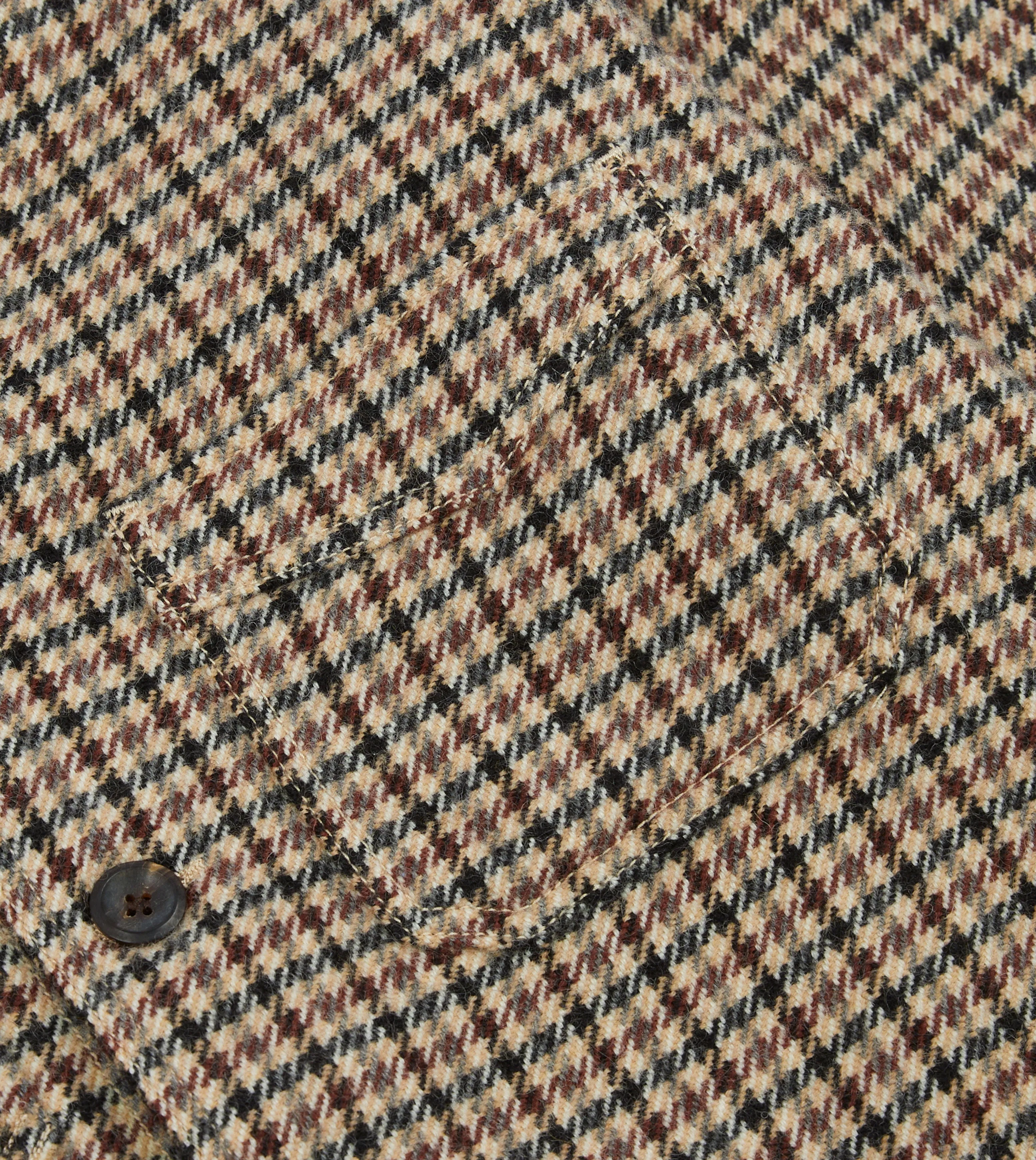 Shepherd Check Tweed Five-Pocket Artist Chore Jacket