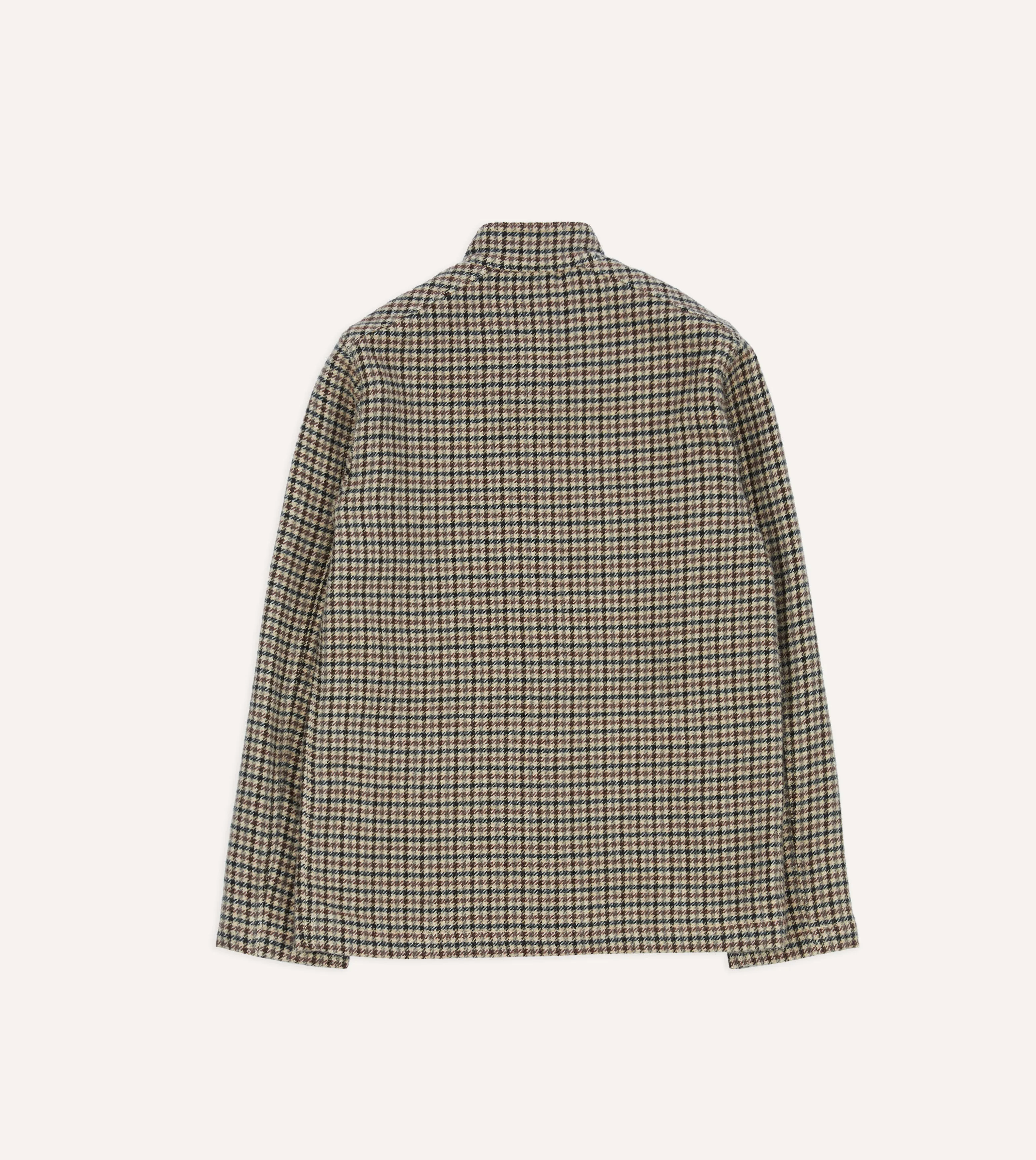 Shepherd Check Tweed Five-Pocket Artist Chore Jacket