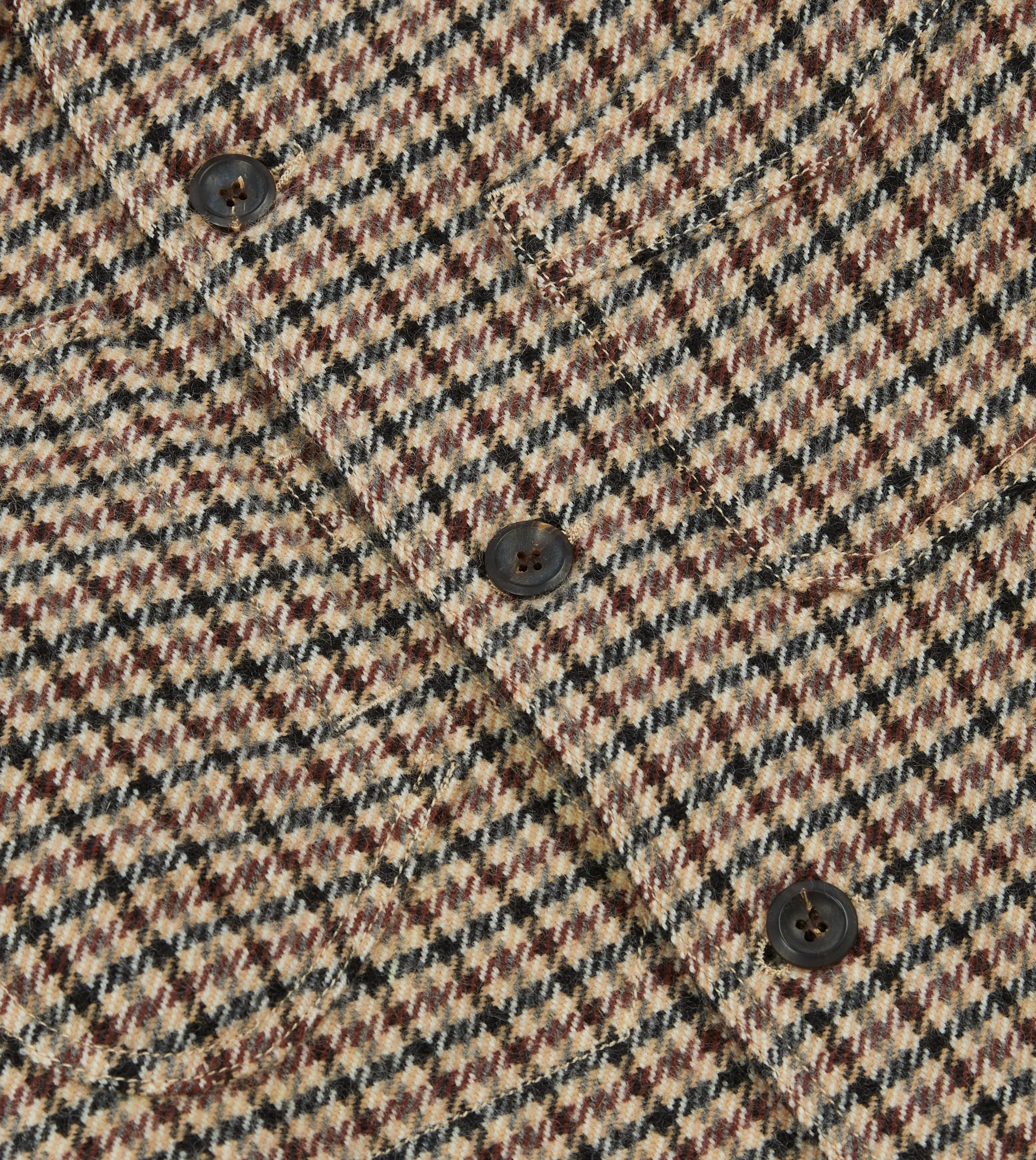 Shepherd Check Tweed Five-Pocket Artist Chore Jacket