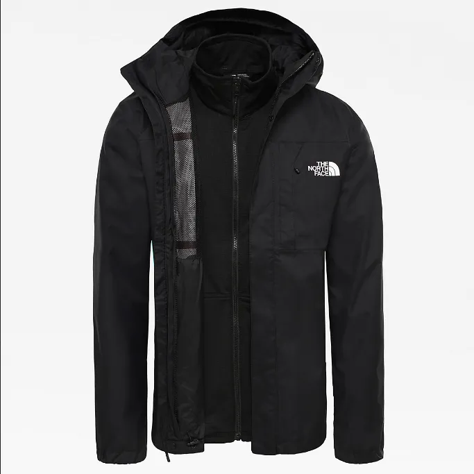 The North Face Men's Quest Zip-In Triclimate Jacket NF0A3YFHJK3 black