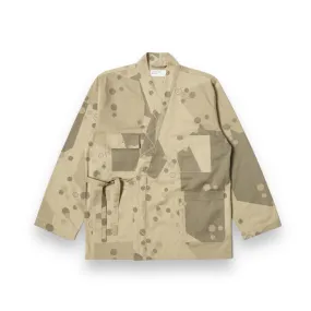 Universal Works Osaka Work Jacket 30113 UW dot camo twill stone