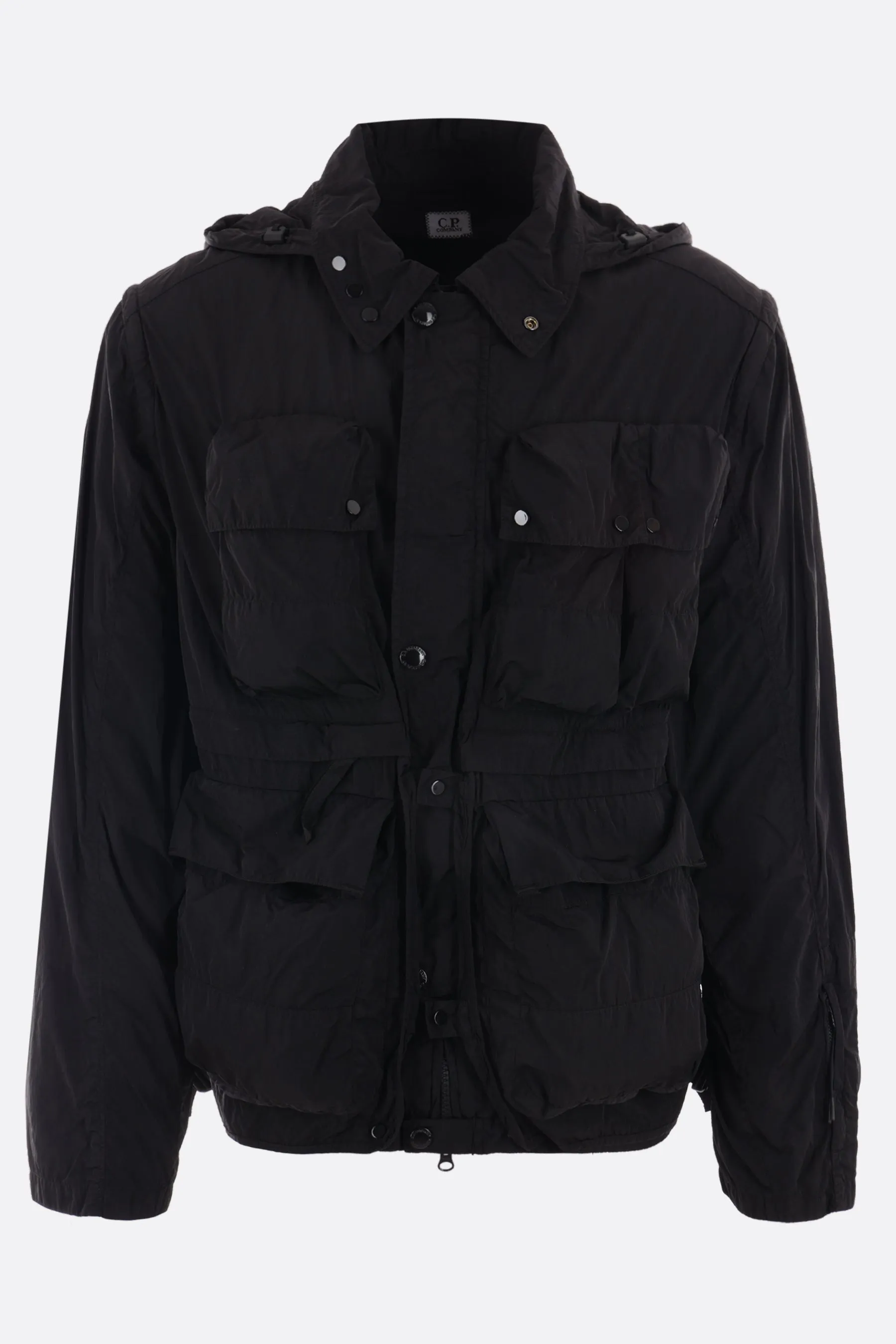 Utility jacket in Chrome R technical fabric