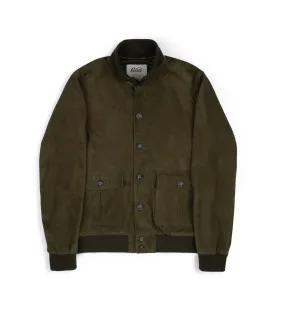 Valstar Lined Suede Valstarino Jacket: Moss Green