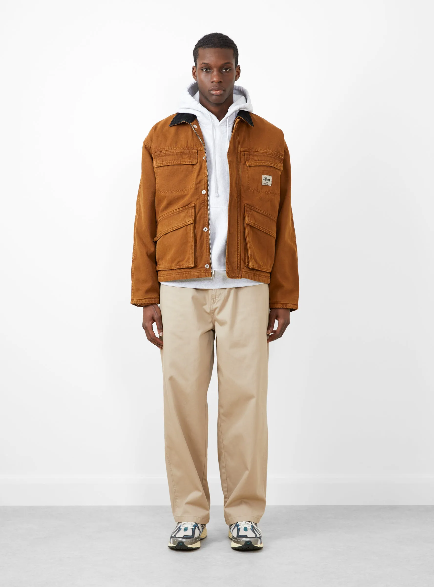 Washed Canvas Shop Jacket Bronze