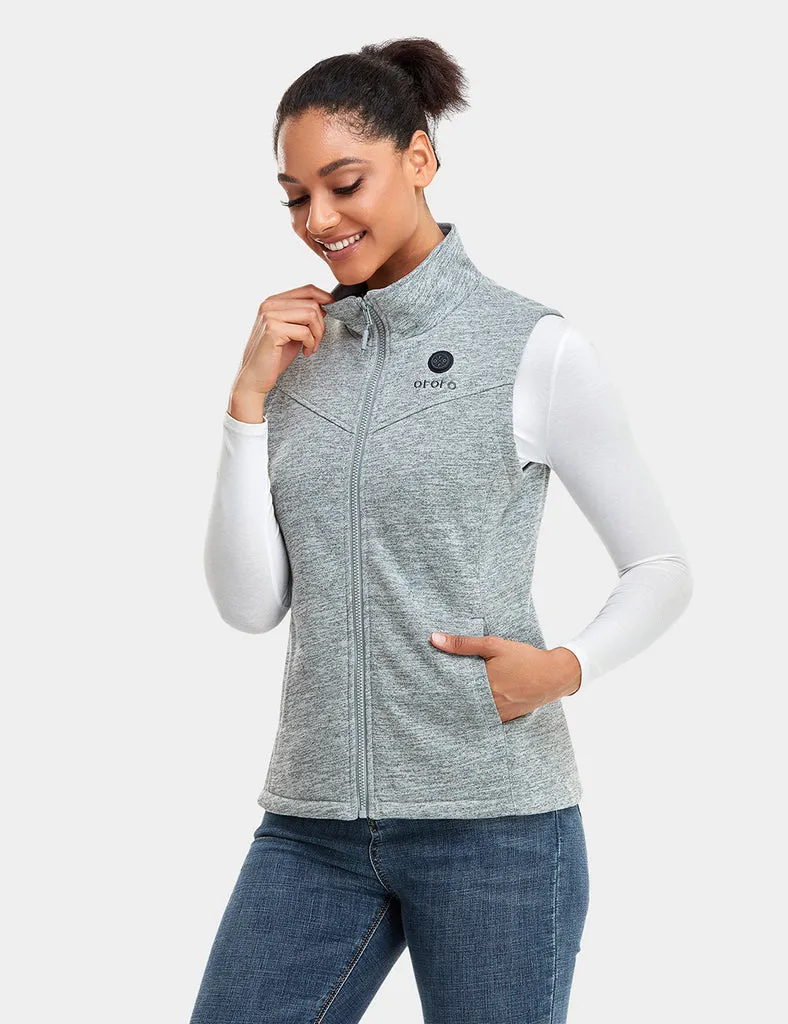 Women's Heated Fleece Vest - New Colors