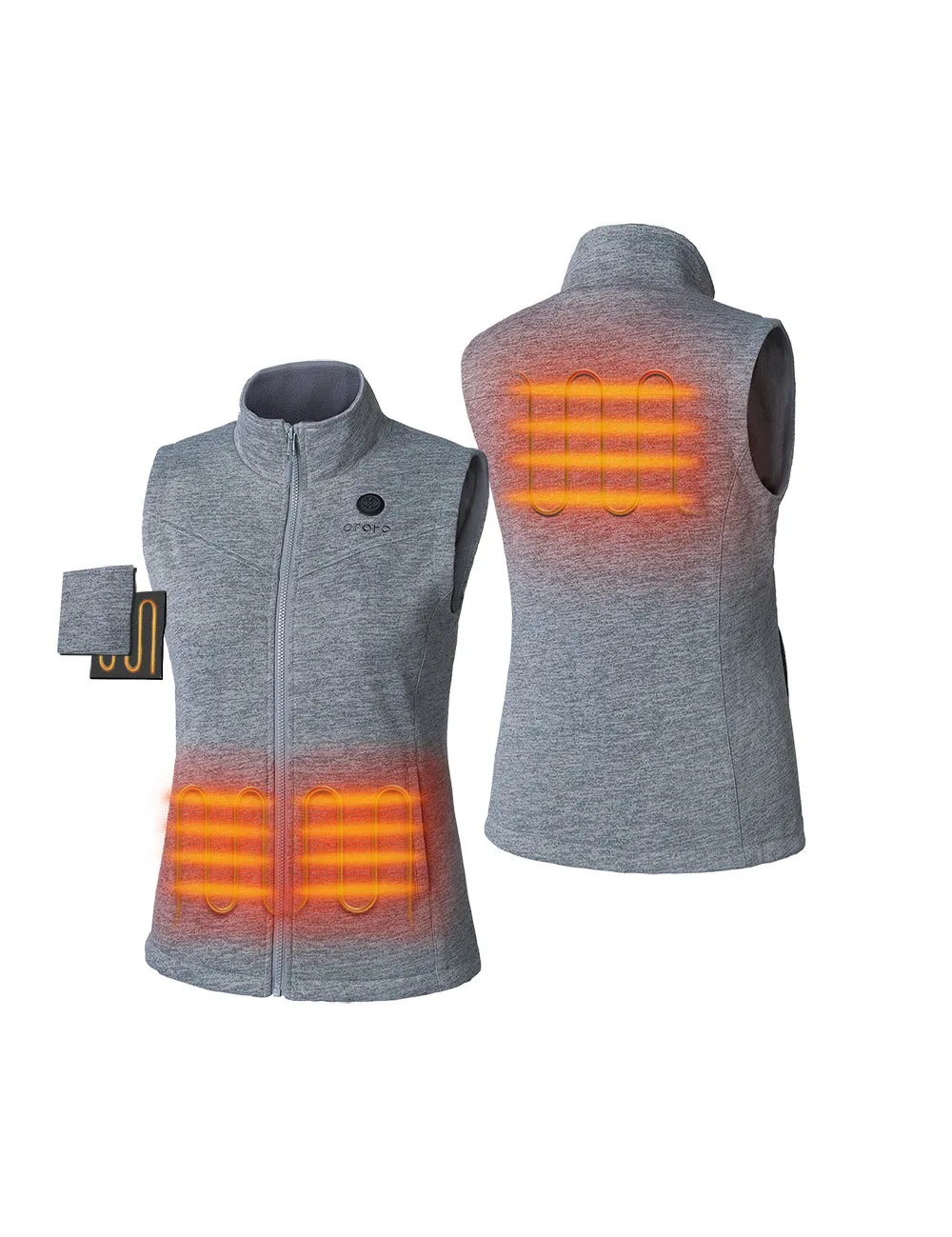 Women's Heated Fleece Vest - New Colors