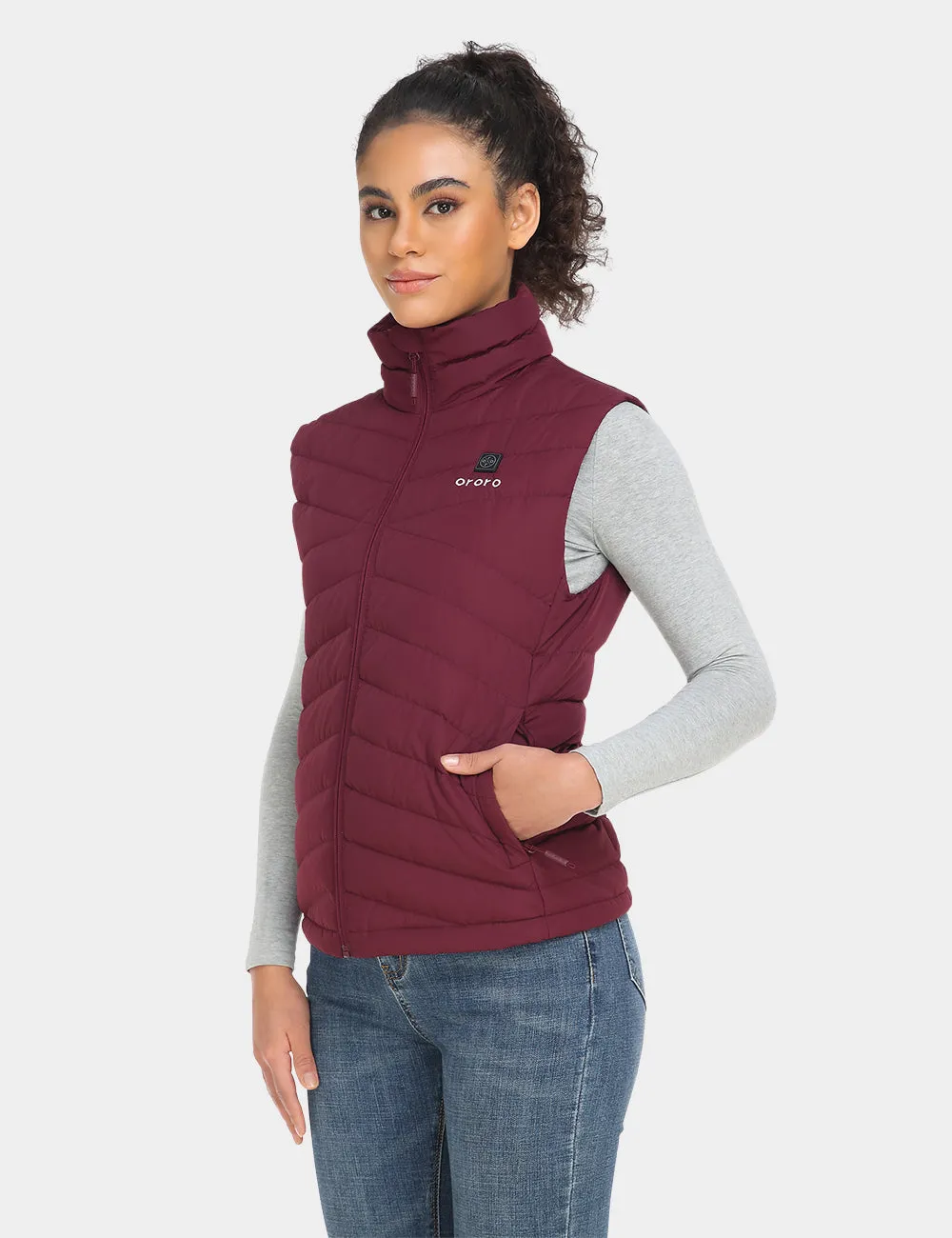 Women's Heated Lightweight Down Vest (Apparel Only)