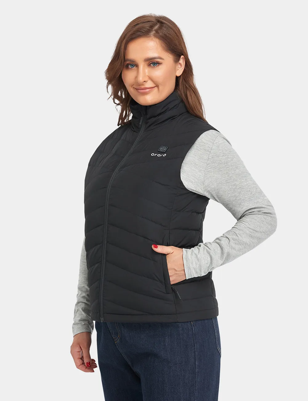 Women's Heated Lightweight Down Vest (Apparel Only)